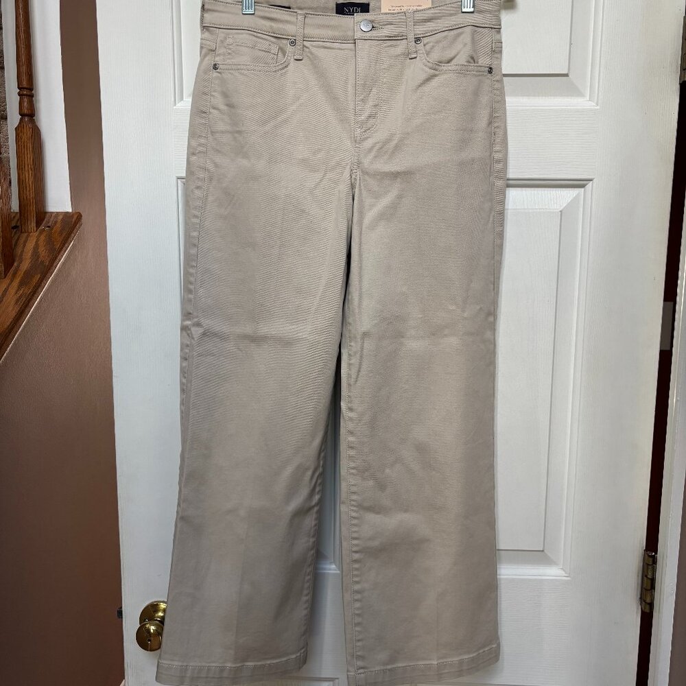 NYDJ - Teresa Wide Leg Ankle Jeans - Feather -  size 6 - NWT - Picture 7 of 8